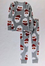 Kids boys girl Carter's Santa Christmas Holiday Pajamas Pj Set Child of Mine 5T