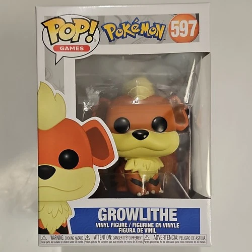 Funko Pop! Vinyl Pokémon Growlithe #597 Games Figure Video Games