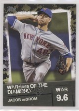 2020 Topps Warriors of the Diamond Black 270/299 Jacob deGrom #WOD-25 11iy