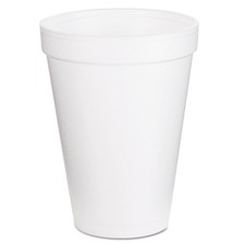 12J12 Foam Cups, 12 oz., White (Pack of 1000)