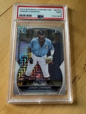 Junior Caminero 2023 Bowman Chrome Mega Box Mojo #BCP-61 PSA 9