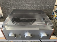Jensen JTA-220 AM/FM Stereo 3-Speed Turntable w/ Built-In Speakers Works