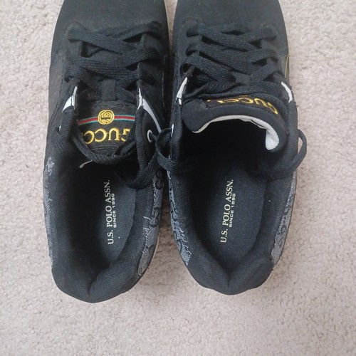 Customized US Polo Assn. Men's Black Size 10