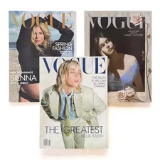 Nov Dec Winter  2024 Vogue Magazines • Billie Ellish • Sienna Miller • K. Gerber