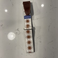 Bohemian Guitars Brand New Guitar Strap New with Tags Brown and White Design