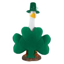 St. Patrick's Day Goose Outfit Clover Porch Goose Outfit Festivals Lawn Goose