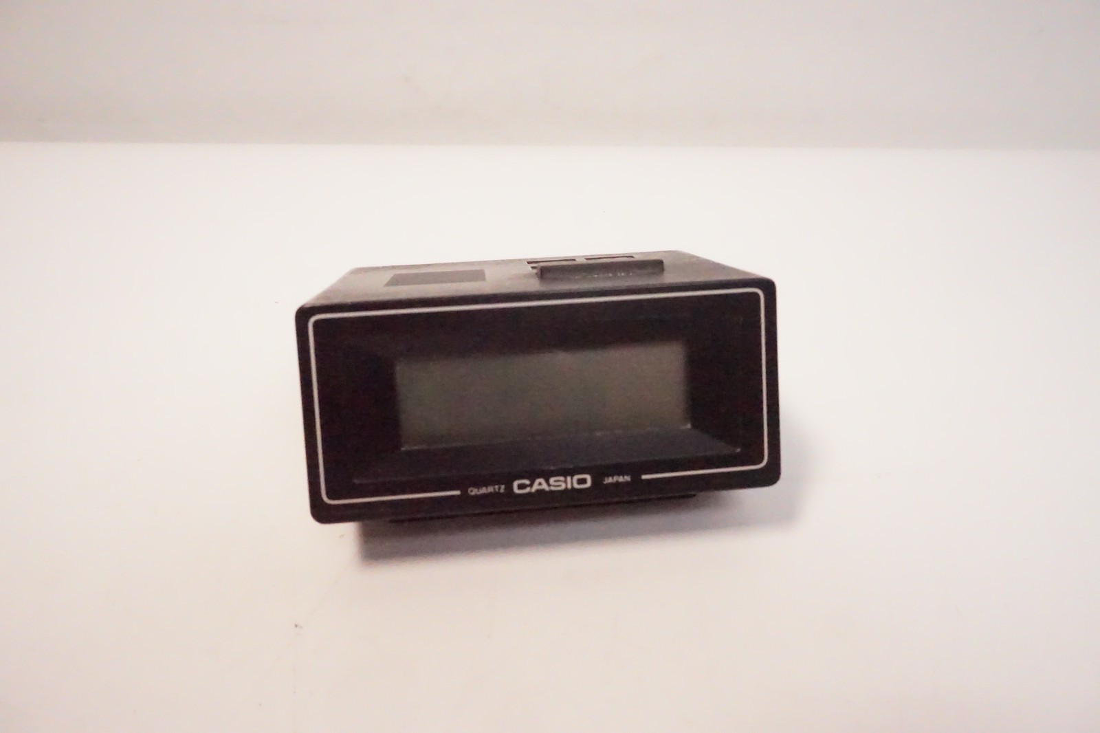 CASIO DQ 550 Quartz Digital Travel Table Alarm Clock Rare Black Working featured image