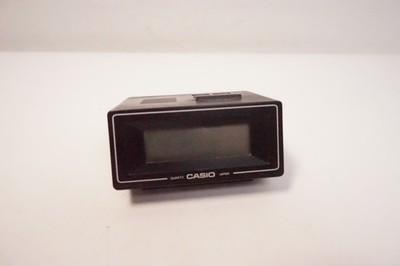 CASIO DQ-550 Quartz Digital Travel Table Alarm Clock Rare Black Working