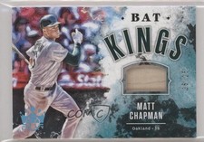 2019 Panini Diamond Kings Bat Kings Holo Blue 5/25 Matt Chapman #BK-MC 1b3
