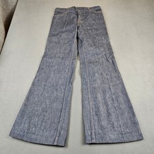 Vintage Levis 606 0817 Orange Tab Jeans Dark Wash Flare Leg Made in USA Size 11