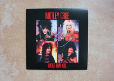 Nikki Sixx Signed Motley Crue Looks That Kill Vinyl Shout At The Devil 45 Record