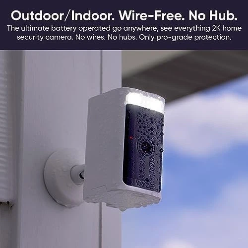 Smart Battery-Powered Security Camera - 2.5K Video with Alexa & Google Support - Image 4 of 4