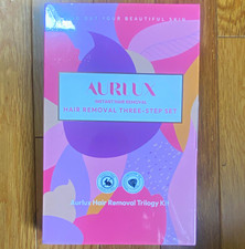 Aurlux Hair Removal Kit Trilogy 3-Step Set - Brand New in Box Sealed