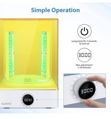 ELEGOO Mercury XS Bundle mit separater Wasch-Härtungsstation für großen 3D Drucker