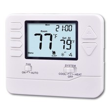 5-1-1 Day Programmable Thermostat for Home Conventional Single or Multistage Sys