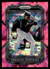 2023 Panini Prizm Baseball Cracked Ice Prizm Pink Green Blue Silver You Choose