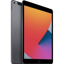 Apple 10.2" iPad 8th Gen 32GB WiFi/LTE Space Gray MYMP2LL/A Very Good