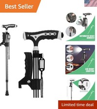 Hold 440 Lbs Walking Cane for Men Women Aluminum Alloy Lightweight Height A...