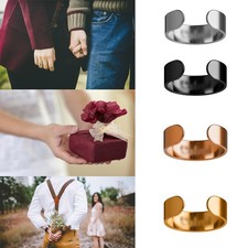 Therapy Ring Arthritis Magnetic Stainless Steel Pain Relief Healing Cuff Unisex