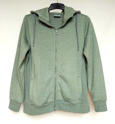 Sublevel Kapuzenjacke - Sweatjacke - Zip-Hoodie - grün meliert Größe L - neu