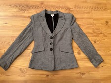 Armani Collezioni Damenblazer Fischgrätenmuster Gr.36 Business Jacke Kostümjacke