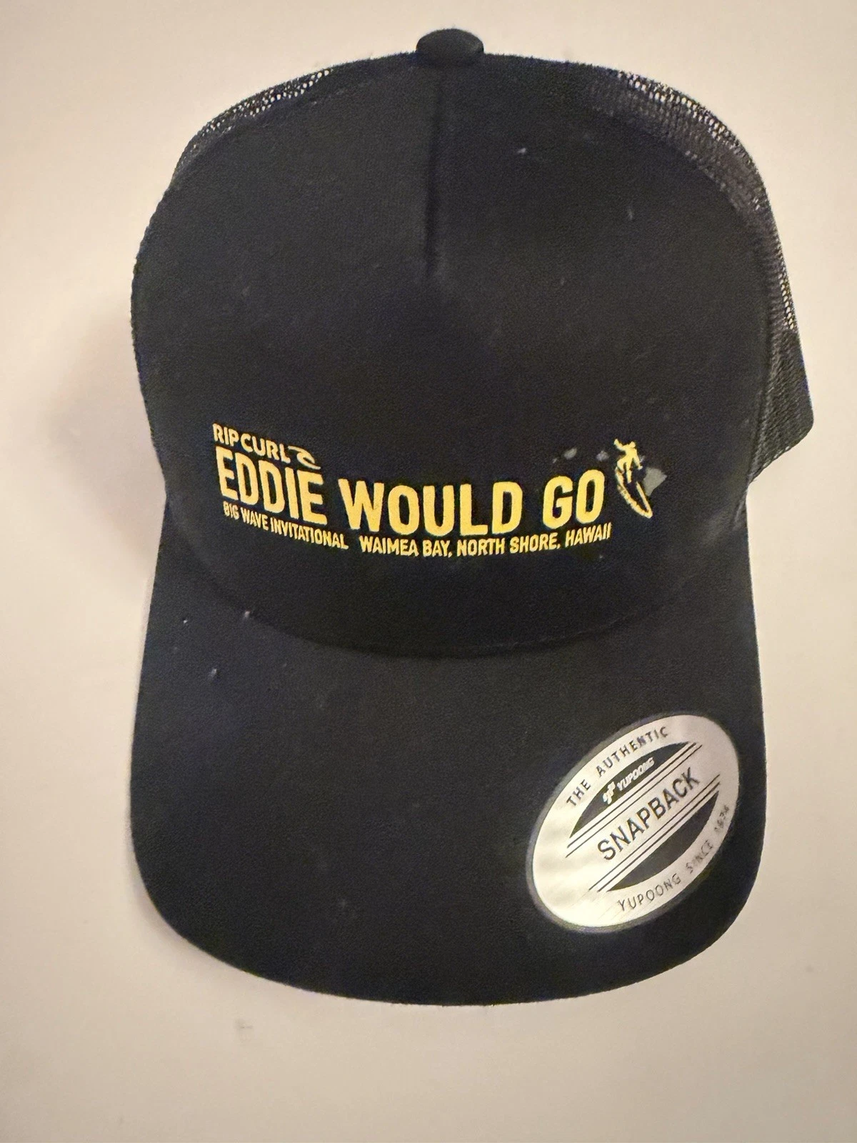 NWT Rip Curl Eddie would go Big Wave Invitational Waimea Bay Hawaii Trucker Hat