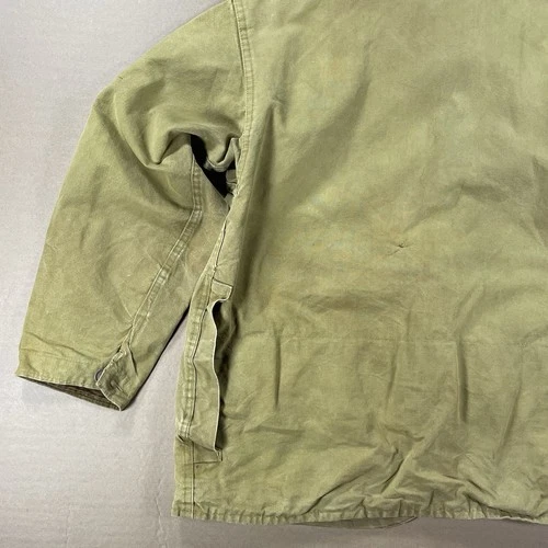 Vtg 60s Bullseye Bill Hunting Jacket Tan Duck Canvas - Mens L - like carhartt image 12