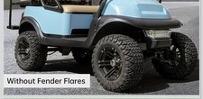 10L0L 4PCS Golf Cart Fender Flares for Yamaha G29, EZGO TXT/RXV, Club Car DS/Pre