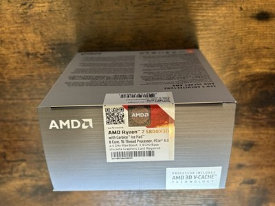 AMD Ryzen 7 5800X3D 3.40GHz 8 Core 100-100000651 16 Thread AM4 for