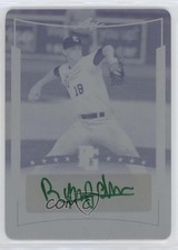 2014 Leaf Perfect Game Showcase Printing Plate Cyan 1/1 Ryan Johnson Auto 0ba6