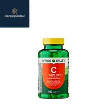 Spring Valley Vitamin C 1000mg with Rose Hips Immune Support 100 Tablets
