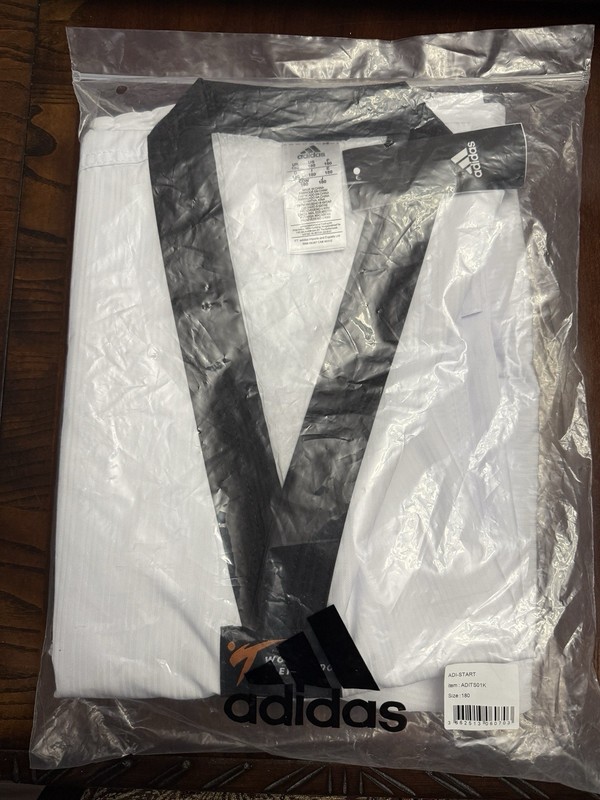 Adidas World Taekwondo Federation  Size 180 Top And Bottom