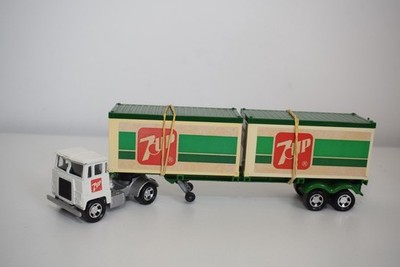 C20 1:55 MATCHBOX K-17 K17 SCAMMELL TRUCK WITH TRAILER CONTAINER 7UP EXC. ZUS...