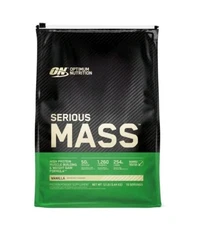 Optimum Nutrition Serious Mass Gainer Protein Powder, Vanilla , 12lb. Exp. 3/26