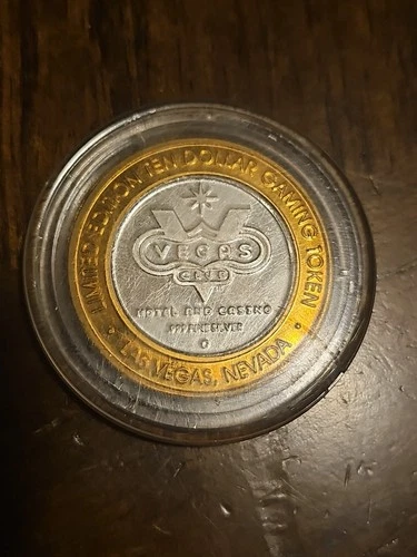 Limited Edition Las Vegas Club  Gaming Token .999 Fine Silver Rare