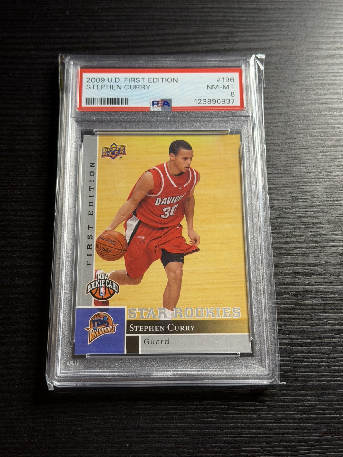 2009 Stephen Curry #196 Upper Deck First Edition PSA 8