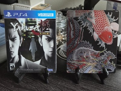 Yakuza Kiwami: SteelBook Edition Sony PlayStation 4 PS4 w Slipcover- EUC NM Disc