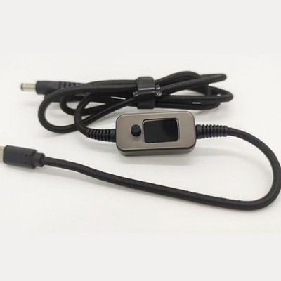 USB C auf DC Adapterkabel 100W mit LED Display und 10 Anschlussoptionen