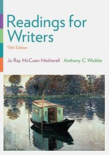 READINGS FOR WRITERS,AP EDITION