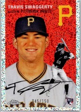 2023 Topps Chrome Platinum Speckle Refractor #27 Travis Swaggerty #/150 RC
