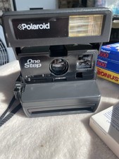 Polaroid OneStep 600 Series Flash Camera with New Old Film, UntestedK2
