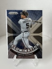 2021 Panini Prizm Baseball Freddie Freeman Illumination Insert Refractor #IL-9