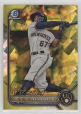 2022 Bowman Chrome Draft Sapphire Edition Yellow 92/99 Felix Valerio 0j8f