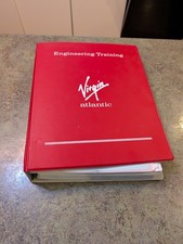 Vintage Original Engineering Training VIRGIN ATLANTIC Airlines Manual Book