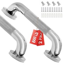 2 Pack 16 Inch Shower Grab Bar, Grab Bars for Bathtubs and Showers, Stainless...