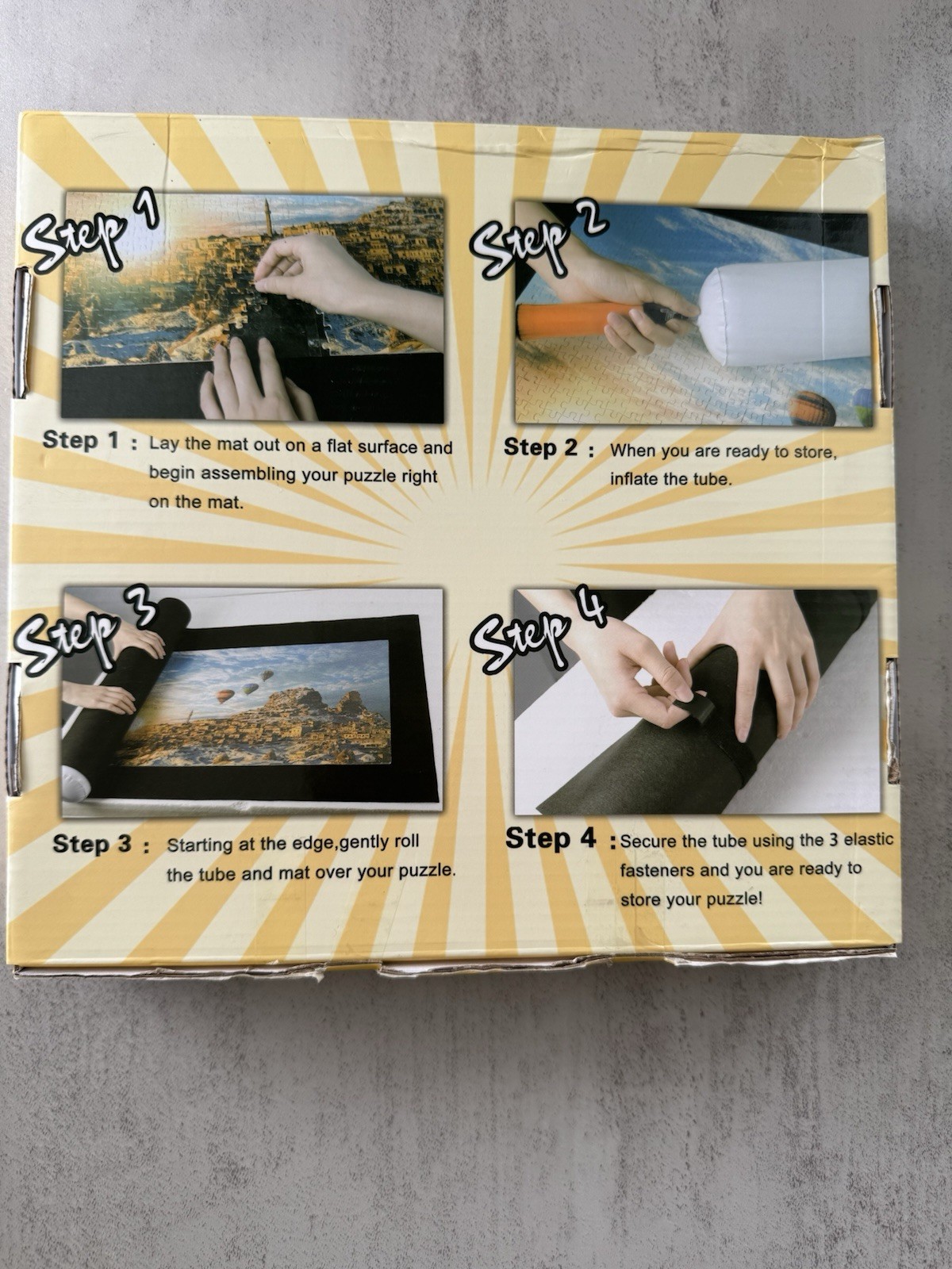 Genovega Puzzle Pad - Jigsaw Puzzle Roll Up Mat & Storage Kit