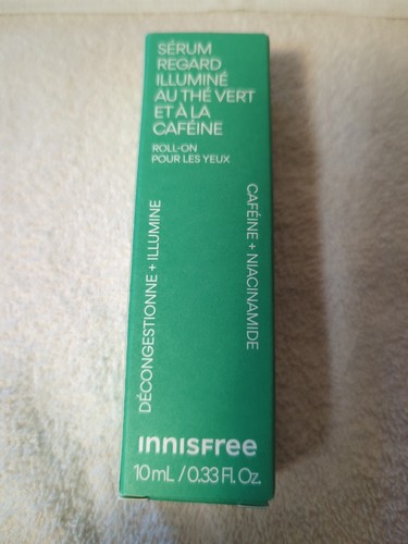 innisfree Green Tea Caffeine Bright-Eye Serum with Niacinamide, .33 oz - Picture 3 of 7
