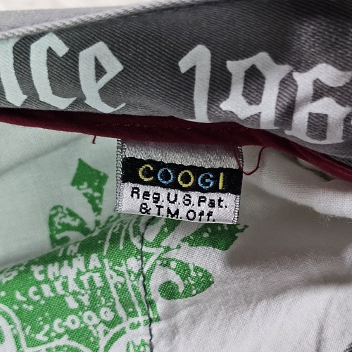 Coogi Cargo Shorts Mens 36 Gray Purple Crown Embroidered Baggy Wide Leg Y2K VTG - Picture 12 of 16