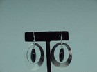 QVC Steel By Design Stainless Steel Oval Dangle Onyx Prism Earrings $99 New Box — photo 5