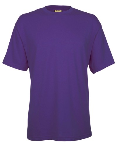 Mens 100% Plain Breathable Short Sleeve T Shirt Size XS to 5XL CASUAL SPORT WORK - Picture 11 of 17